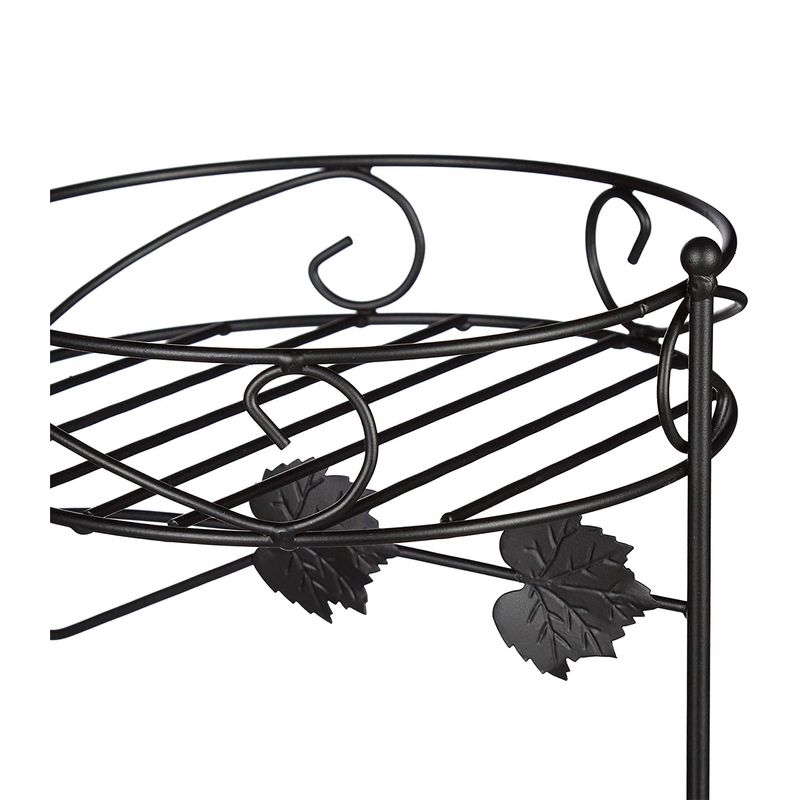 Casa si Gradina - Gradinarit si plante - Plante si ghivece - Ghivece si suporturi - Suport ghivece plante, metal, negru, negru - Infinity.ro