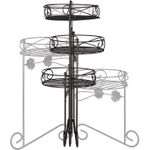 Casa si Gradina - Gradinarit si plante - Plante si ghivece - Ghivece si suporturi - Suport ghivece plante, metal, negru, negru - Infinity.ro