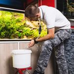 Casa si Gradina - Gradinarit si plante - Instalatii si accesorii pentru irigatii - Pompe apa - Pompa transfer combustibili/apa, manuala, negru - Infinity.ro