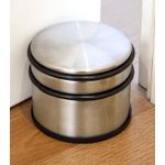 Casa si Gradina - Constructii - Usi interior, exterior si garaj - Accesorii usi - Opritor usa xl, otel, antiderapant, 7.5 cm, argintiu - Infinity.ro