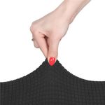 Casa si Gradina - Textile si covoare - Huse pentru mobilier - Husa scaun bucatarie, dimensiune universala, negru - Infinity.ro