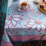 Casa si Gradina - Textile si covoare - Textile bucatarie - Fete de masa - Fata de masa Flower Festival Blue - 150 x 250 cm - Infinity.ro