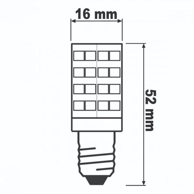 Casa si Gradina - Corpuri si surse de iluminat - Becuri si tuburi neon - Becuri - Bec LED E14 T25 5W(40W) 470lm 6500K Rece 320° - Infinity.ro