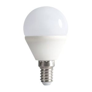 Bec led sferic 8.5W (60W), E14, G45, 806lm, lumina calda (2700K), opal, Optonica