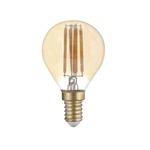 Casa si Gradina - Corpuri si surse de iluminat - Becuri si tuburi neon - Becuri - Bec led sferic Vintage filament 4W (27W), E14, G45, 400lm, lumina calda (2500K), auriu, Optonica - Infinity.ro