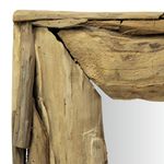 Casa si Gradina - Decoratiuni - Oglinzi - Oglinda lemn tec reciclat 103x70 cm - Infinity.ro
