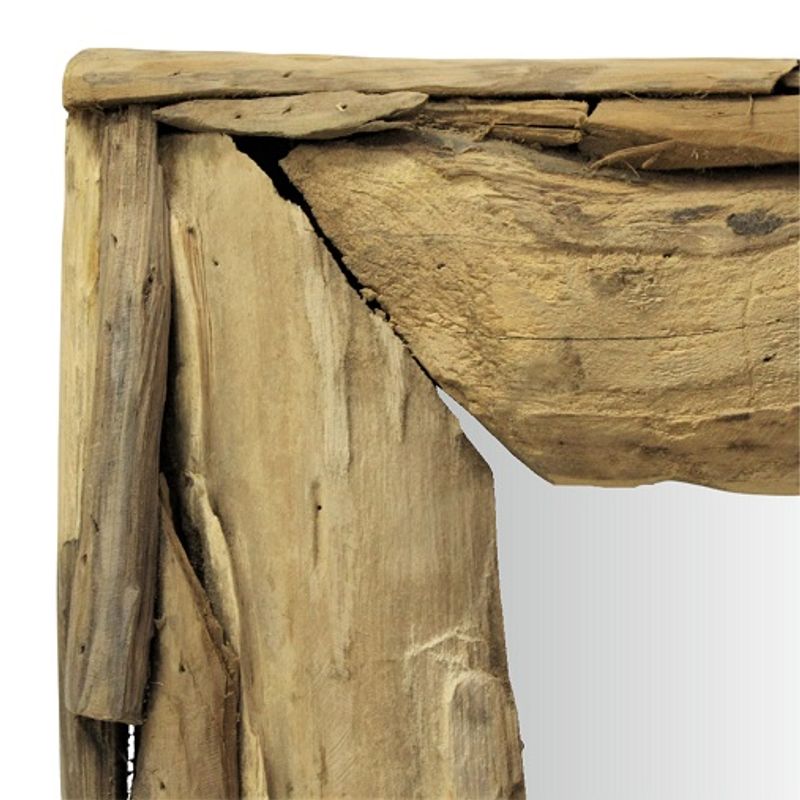 Casa si Gradina - Decoratiuni - Oglinzi - Oglinda lemn tec reciclat 103x70 cm - Infinity.ro