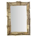 Casa si Gradina - Decoratiuni - Oglinzi - Oglinda lemn tec reciclat 103x70 cm - Infinity.ro