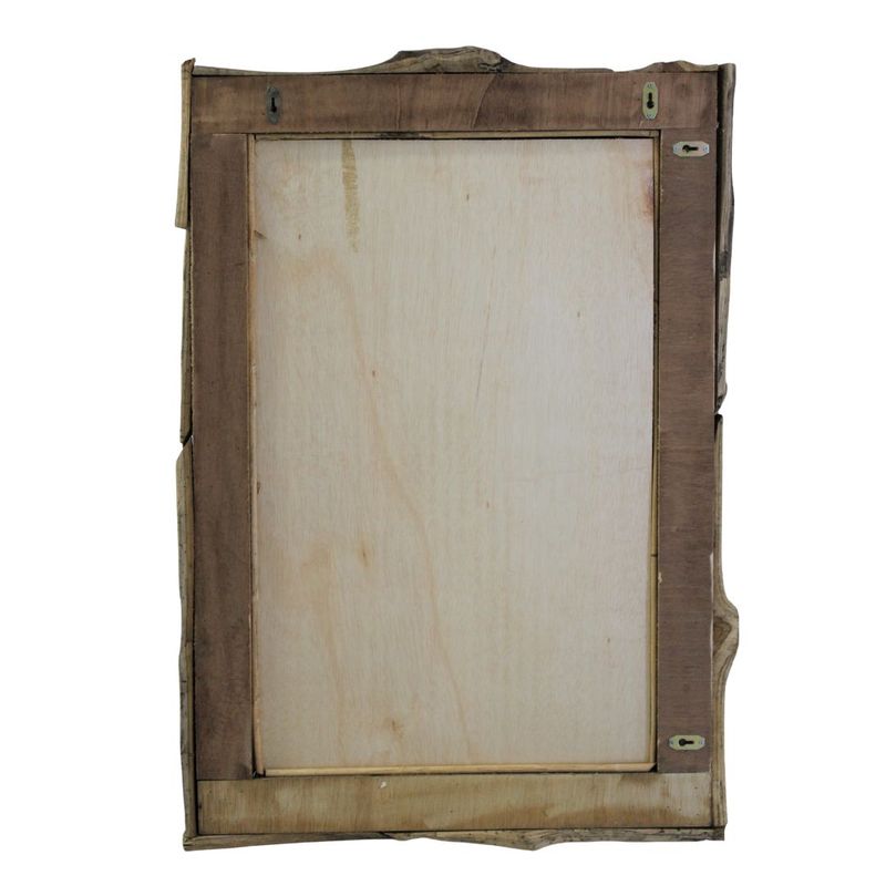 Casa si Gradina - Decoratiuni - Oglinzi - Oglinda lemn tec reciclat 103x70 cm - Infinity.ro
