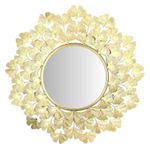 Casa si Gradina/Decoratiuni/Oglinzi - Oglinda aurie cu rama metalica 52 cm - Infinity.ro