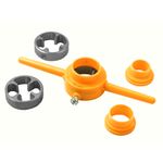 Casa si Gradina - Constructii - Scule de mana si unelte - Accesorii scule de mana - Set de filetare tevi PVC, 1/2-3/4-1,6 piese, Tolsen - Infinity.ro