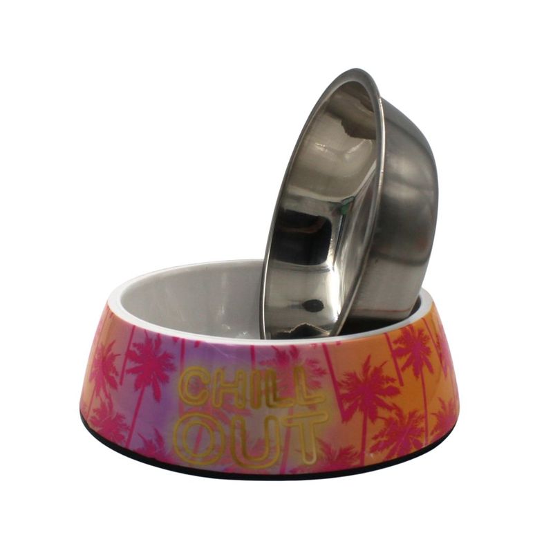 Petshop - Accesorii petshop - Castroane si adapatori - Set 2 boluri Chill Out pentru caini - Infinity.ro