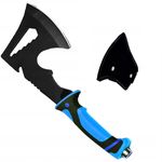 Sport si Outdoor - Accesorii si echipamente sportive - Sporturi extreme si supravietuire - Kituri supravietuire - Toporisca de supravietuire Tomahawk Hatch, maner ergonomic cauciucat, albastru - Infinity.ro