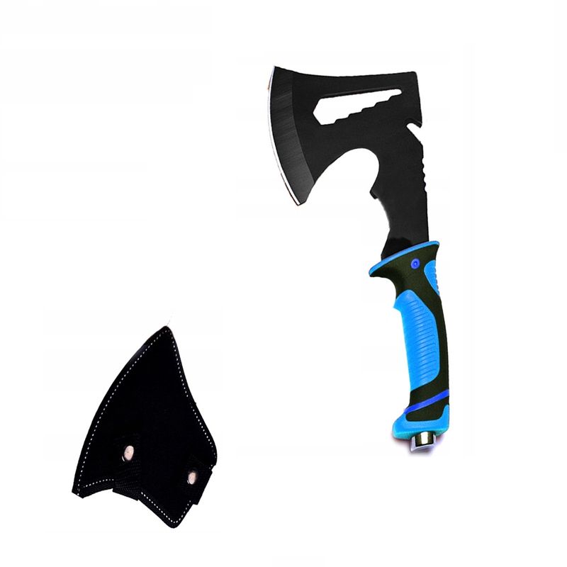 Sport si Outdoor - Accesorii si echipamente sportive - Sporturi extreme si supravietuire - Kituri supravietuire - Toporisca de supravietuire Tomahawk Hatch, maner ergonomic cauciucat, albastru - Infinity.ro