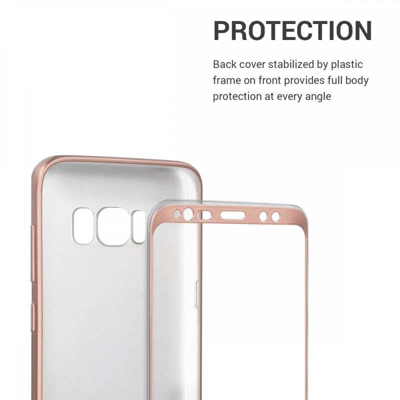 Laptop, Telefoane si Tablete - Telefoane mobile si accesorii - Accesorii Telefoane - Huse telefoane - Husa pentru Samsung Galaxy S8 Plus, Silicon, Rose Gold, 42755.31 - Infinity.ro