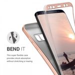 Laptop, Telefoane si Tablete - Telefoane mobile si accesorii - Accesorii Telefoane - Huse telefoane - Husa pentru Samsung Galaxy S8 Plus, Silicon, Rose Gold, 42755.31 - Infinity.ro