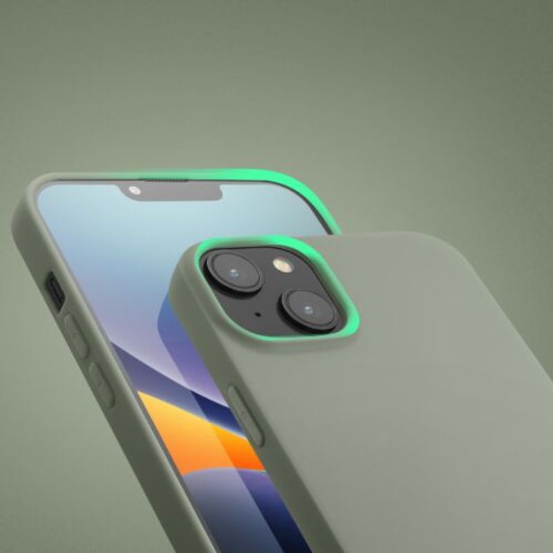 Laptop, Telefoane si Tablete - Telefoane mobile si accesorii - Accesorii Telefoane - Huse telefoane - Husa Kwmobile pentru Apple iPhone 14 Plus, Silicon, Verde, 59076.172 - Infinity.ro