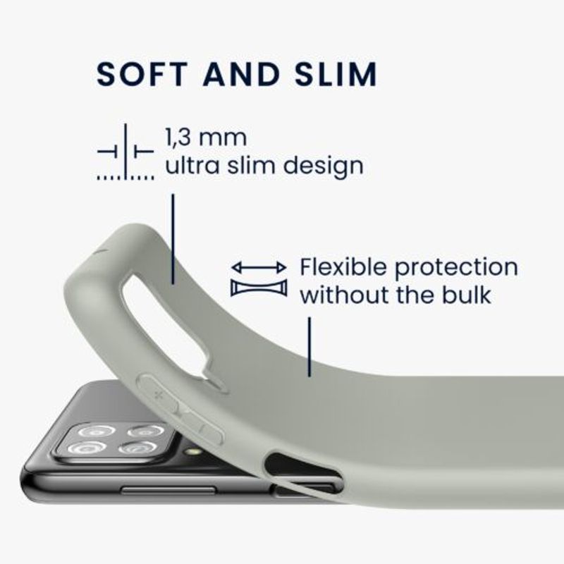 Laptop, Telefoane si Tablete - Telefoane mobile si accesorii - Accesorii Telefoane - Huse telefoane - Husa pentru Samsung Galaxy A22, Silicon, Verde, 55493.70, Kwmobile - Infinity.ro