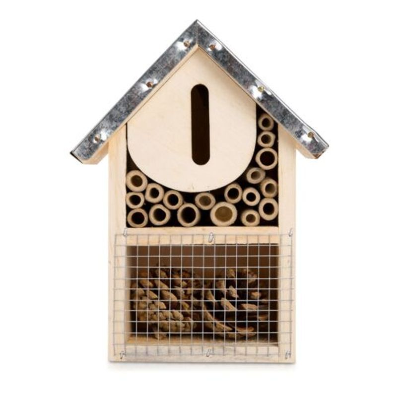 Petshop - Accesorii petshop - Culcusuri si custi - Custi interior si exterior - Hotel de insecte din lemn, S, 20cm, 46743.1 - Infinity.ro