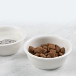 Petshop - Accesorii petshop - Castroane si adapatori - Hranitor triplu ridicat pentru pisici si caini de talie mica Navaris, 130 ml, Negru, 50174.47 - Infinity.ro