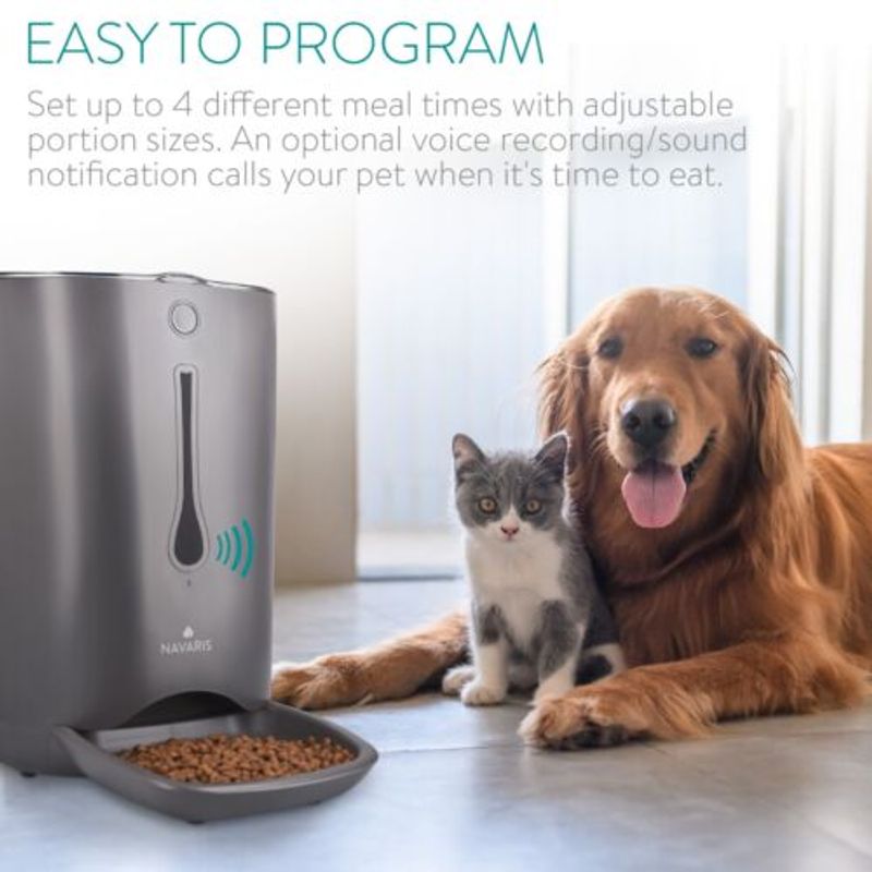 Petshop - Accesorii petshop - Castroane si adapatori - Hranitor automat pentru caini si pisici, 6 litri, 44769.03 - Infinity.ro