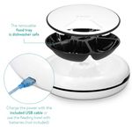 Petshop - Accesorii petshop - Castroane si adapatori - Dispenser automat de mancare pentru animale de companie Navaris, 4 mese/zi, 1.6 l, 51148.02 - Infinity.ro