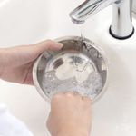 Petshop - Accesorii petshop - Castroane si adapatori - Set 2 Boluri pentru pisici si caini cu suport din bambus Navaris, 400 ml, Maro, 54489.01 - Infinity.ro