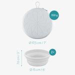 Petshop - Accesorii petshop - Castroane si adapatori - Set 2 Boluri pliabile pentru caini Navaris cu geanta de transport, 55167.25 - Infinity.ro