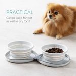 Petshop - Accesorii petshop - Castroane si adapatori - Set 2 Boluri pliabile pentru caini Navaris cu geanta de transport, 55167.25 - Infinity.ro