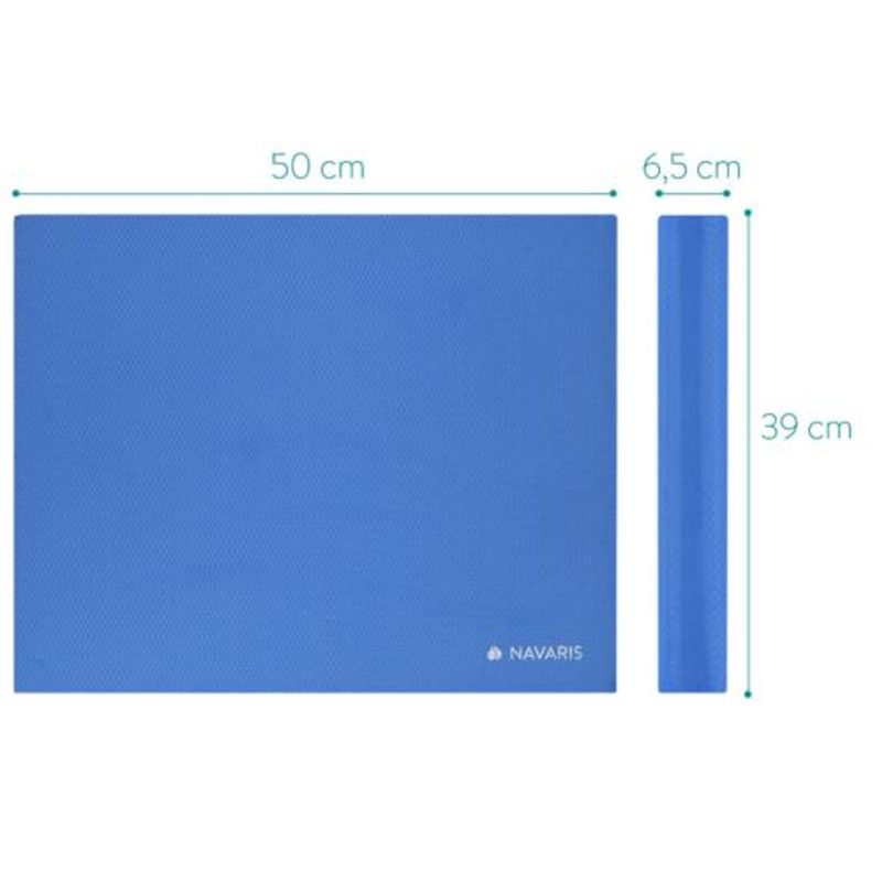 Sport si Outdoor - Accesorii si echipamente sportive - Accesorii antrenament si tabele tactice - Pad pentru echilibru Navaris, 50 x 39 x 6,5 cm, albastru, 44382.04 - Infinity.ro