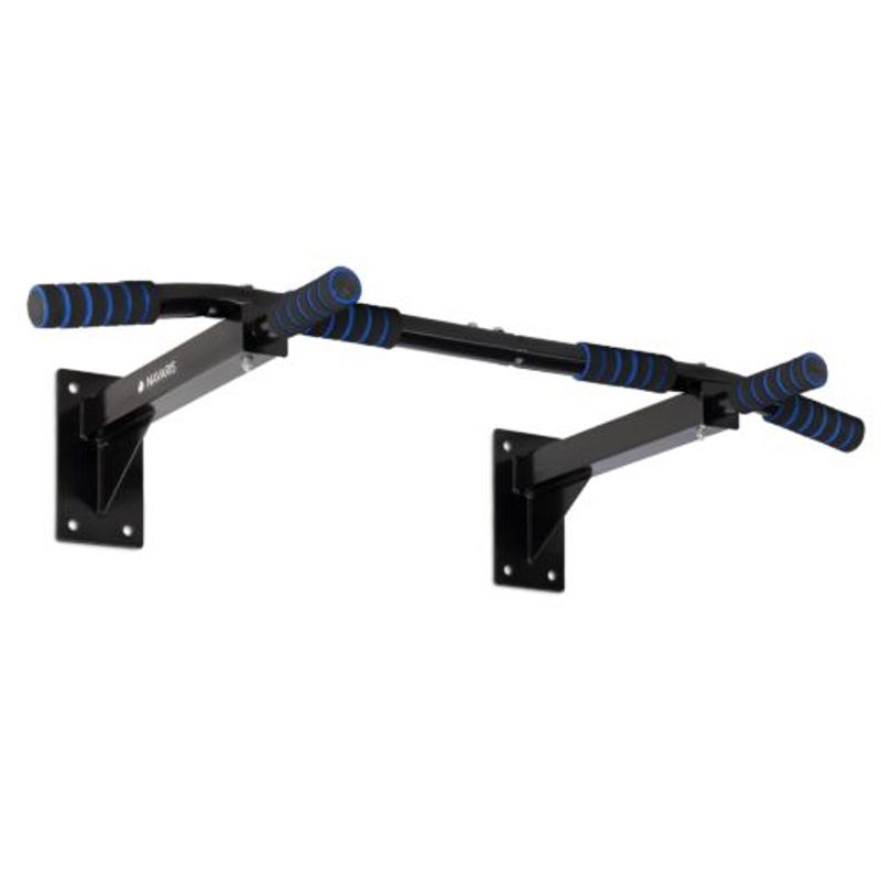 Sport si Outdoor - Fitness - Aparate fitness - Aparate si banci multifunctionale - Statie de fitness pentru tractiuni Navaris cu manere din spuma, max 150 Kg, 93 x 50.5 x 18 cm, 54176.01 - Infinity.ro