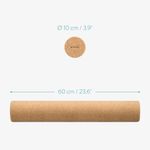 Sport si Outdoor - Accesorii si echipamente sportive - Accesorii antrenament si tabele tactice - Rola de pluta pentru fitness si yoga Navaris, 10 x 60 cm, 47492.3 - Infinity.ro