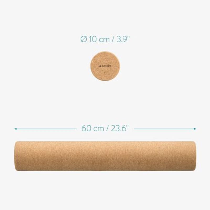 Sport si Outdoor - Accesorii si echipamente sportive - Accesorii antrenament si tabele tactice - Rola de pluta pentru fitness si yoga Navaris, 10 x 60 cm, 47492.3 - Infinity.ro