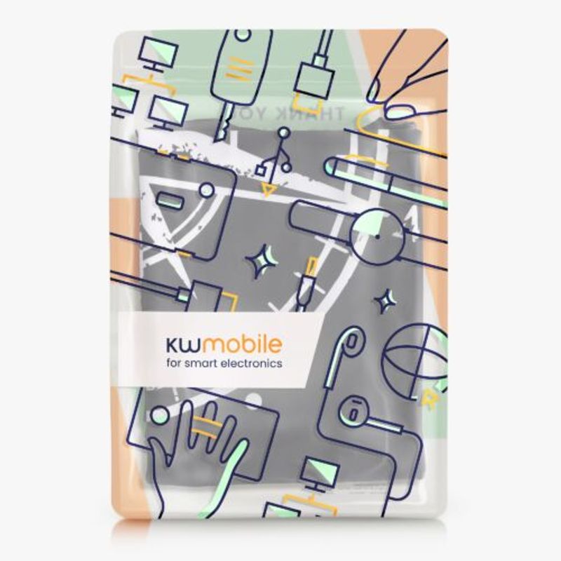 Sport si Outdoor - Articole de voiaj - Genti voiaj - Husa pentru troler marime L, Kwmobile, Negru/Alb, Lycra, 45230.3.03 - Infinity.ro