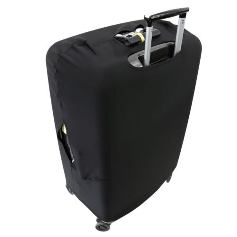 Sport si Outdoor - Articole de voiaj - Genti voiaj - Husa pentru troler marime L, Kwmobile, Negru/Alb, Lycra, 45230.3.03 - Infinity.ro