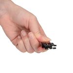 Carti si Birotica - Birotica - Accesorii de birou - Accesorii arhivare - Set 50 Clipsuri pentru documente 25 mm, Kwmobile, Negru, Metal, 49442.03 - Infinity.ro