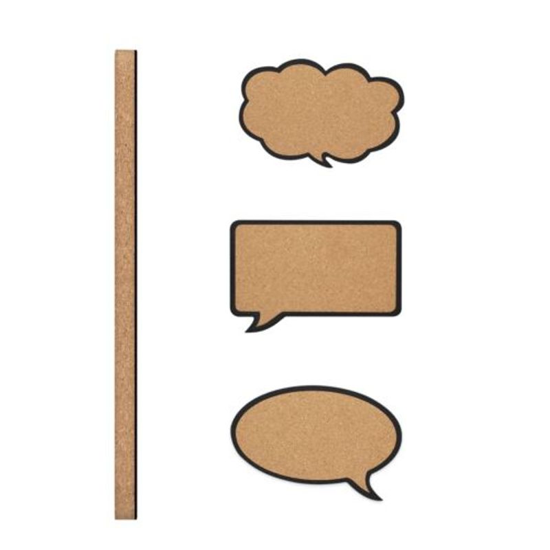 Carti si Birotica - Birotica - Accesorii de birou - Table si clipboard-uri - Set 3 Panouri pluta Navaris, 22 x 17 cm, 6 pini, 45367.03 - Infinity.ro