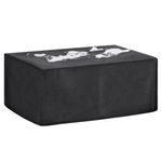 PC, gaming si accesorii - Imprimante, scanere & consumabile - Consumabile si accesorii - Accesorii imprimante - Husa pentru imprimanta HP OfficeJet 5232/OfficeJet 5230, Kwmobile, Negru/Alb, Textil, 52128.02 - Infinity.ro