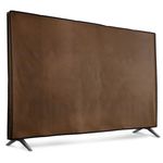 TV, Audio-Video si Foto - Accesorii TV si audio - Accesorii TV - Husa de praf pentru televizor 55 inch, Kwmobile, Maro, Textil, 51703.18 - Infinity.ro