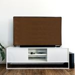 TV, Audio-Video si Foto - Accesorii TV si audio - Accesorii TV - Husa de praf pentru televizor 55 inch, Kwmobile, Maro, Textil, 51703.18 - Infinity.ro