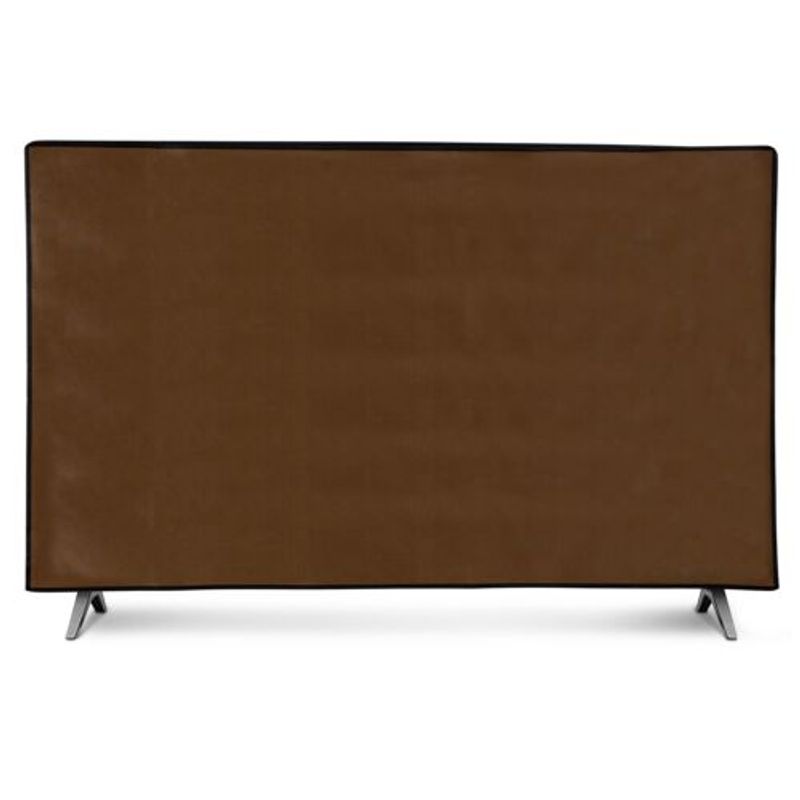 TV, Audio-Video si Foto - Accesorii TV si audio - Accesorii TV - Husa de praf pentru televizor 55 inch, Kwmobile, Maro, Textil, 51703.18 - Infinity.ro