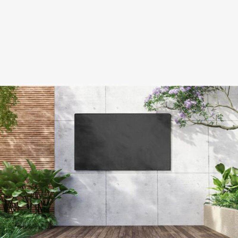 TV, Audio-Video si Foto - Accesorii TV si audio - Accesorii TV - Husa de exterior pentru televizor 32 inch, Kwmobile, Negru, Poliester, 58161.01 - Infinity.ro