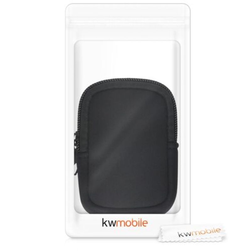 Sport si Outdoor - Ciclism - Accesorii pentru biciclete - Accesorii electrice si ciclocomputere - Husa de protectie pentru GPS Garmin Edge 530/Edge 830, Kwmobile, Negru, Neopren, 51690.01 - Infinity.ro