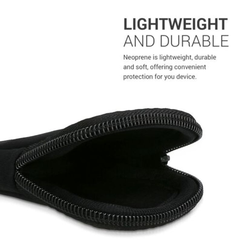 Sport si Outdoor - Ciclism - Accesorii pentru biciclete - Accesorii electrice si ciclocomputere - Husa de protectie pentru GPS Garmin Edge 530/Edge 830, Kwmobile, Negru, Neopren, 51690.01 - Infinity.ro