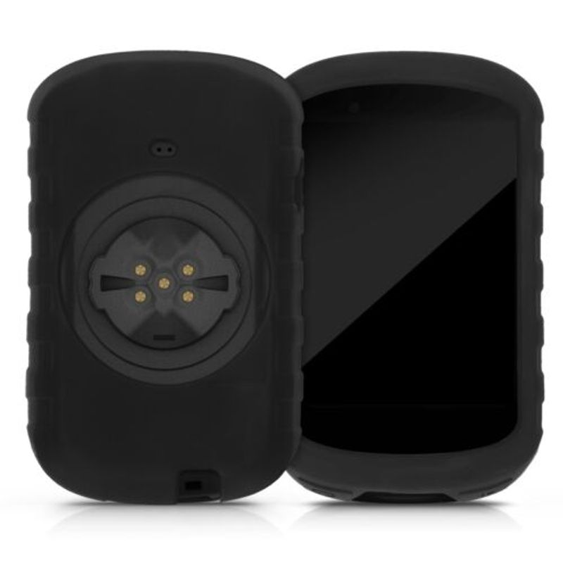 Sport si Outdoor - Ciclism - Accesorii pentru biciclete - Accesorii electrice si ciclocomputere - Husa de protectie pentru GPS Garmin Edge 830, Kwmobile, Negru, Silicon, 49316.01 - Infinity.ro