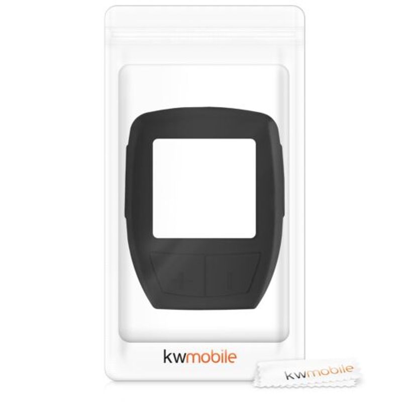 Sport si Outdoor - Ciclism - Accesorii pentru biciclete - Accesorii electrice si ciclocomputere - Husa de protectie pentru GPS Bosch Purion, Kwmobile, Negru, Silicon, 49321.01 - Infinity.ro