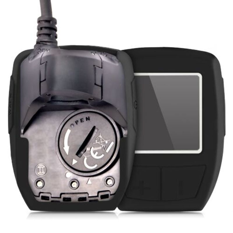Sport si Outdoor - Ciclism - Accesorii pentru biciclete - Accesorii electrice si ciclocomputere - Husa de protectie pentru GPS Bosch Purion, Kwmobile, Negru, Silicon, 49321.01 - Infinity.ro