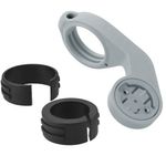 Sport si Outdoor - Ciclism - Accesorii pentru biciclete - Suporturi accesorii biciclete - Suport bicicleta pentru GPS Garmin Edge, Kwmobile, Gri/Negru, Plastic, 42698.12 - Infinity.ro