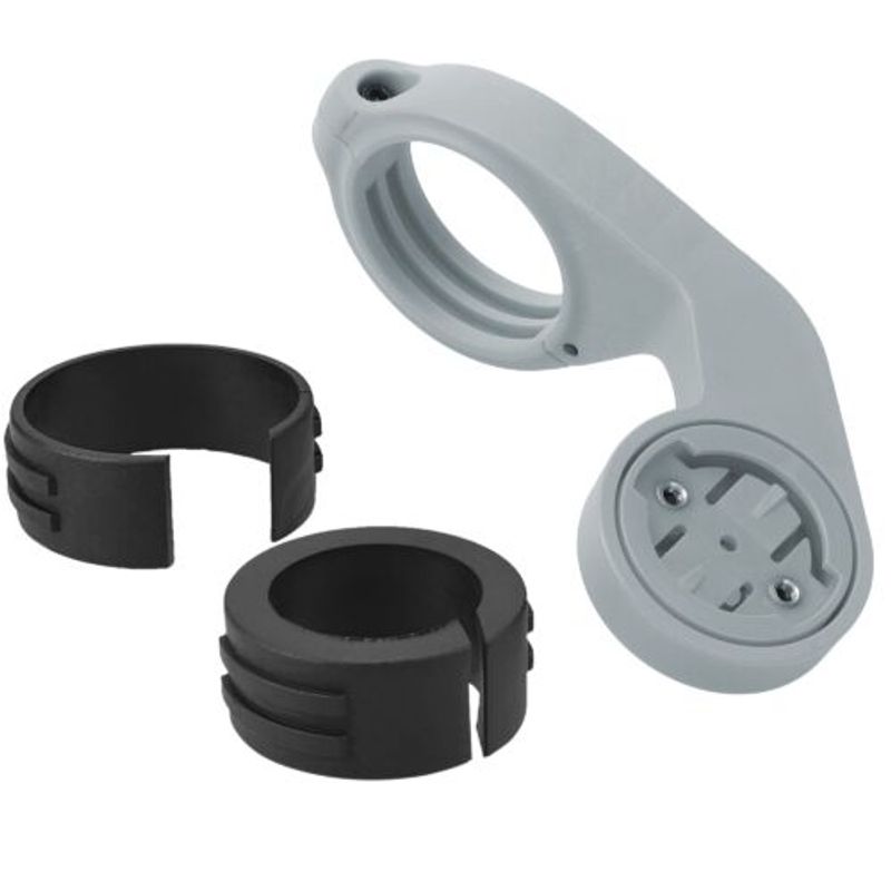 Sport si Outdoor - Ciclism - Accesorii pentru biciclete - Suporturi accesorii biciclete - Suport bicicleta pentru GPS Garmin Edge, Kwmobile, Gri/Negru, Plastic, 42698.12 - Infinity.ro