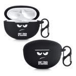 Laptop, Telefoane si Tablete - Telefoane mobile si accesorii - Accesorii Telefoane - Huse telefoane - Husa pentru casti Huawei FreeBuds 4i, Kwmobile, Negru/Alb, Silicon, 58153.01 - Infinity.ro